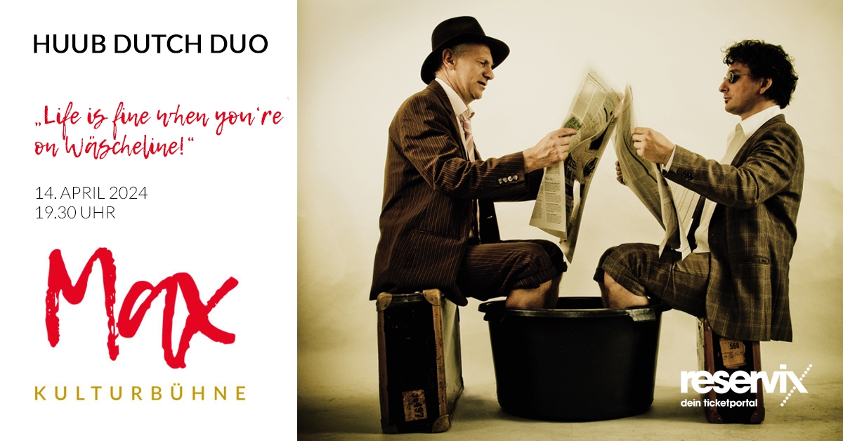 Huub Dutch Duo - "Life ist fine when you're on Wäscheline!"
